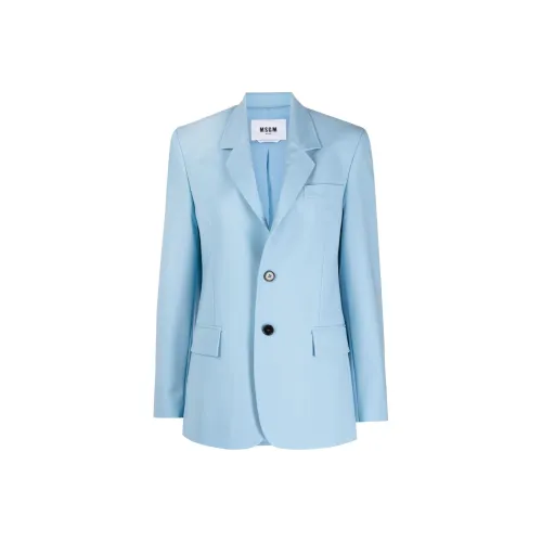 MSGM Светло-синий Женские офисные костюмы