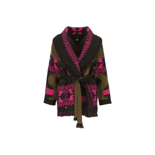 Alanui Зеленое Женское Пальто