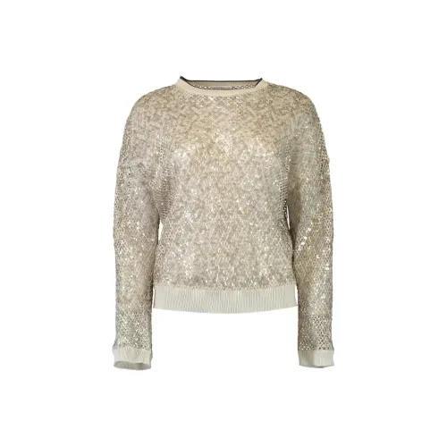 BRUNELLO CUCINELLI SS25 Трикотаж Женский Металлик