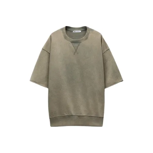 ZARA Хаки Женские Свитшоты