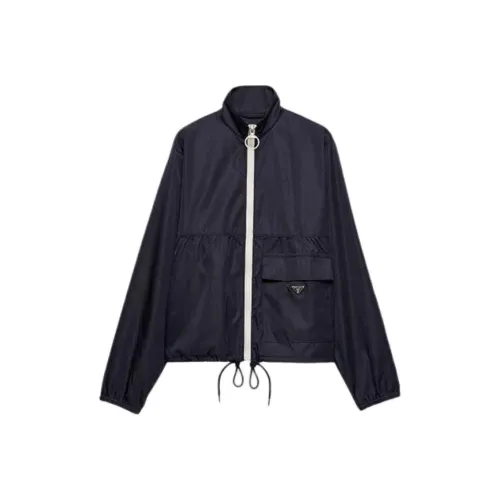 PRADA SS25 Куртки и Пальто Женские Синие