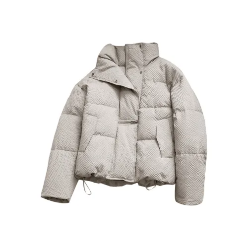 TOUCH Пуховик Женский Серый Зеленый