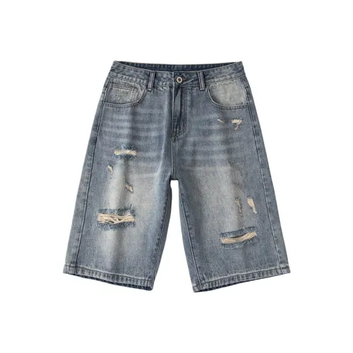 EVBD Синие Унисекс Джинсовые Шорты