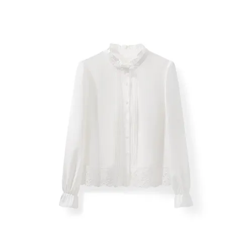 LUYOUYE Белые Женские Рубашки