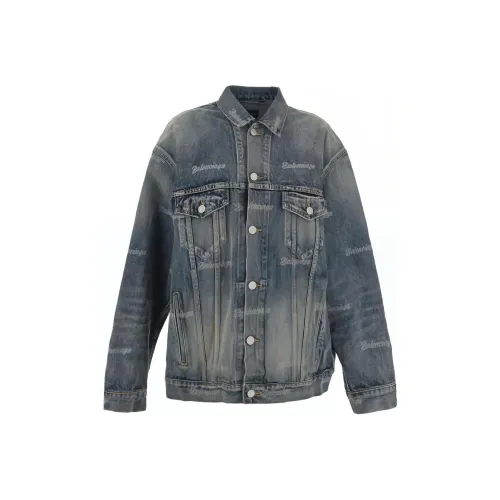 Balenciaga FW23 Куртки и Пальто Стандартный крой Женский Синий