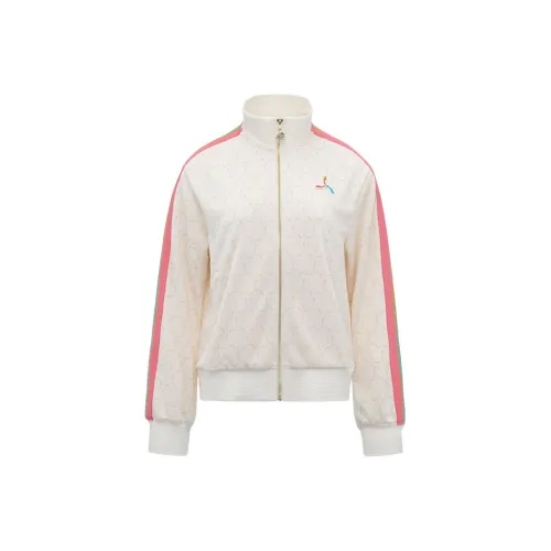 LI NING 1990 Куртки и пальто Женские Айвори