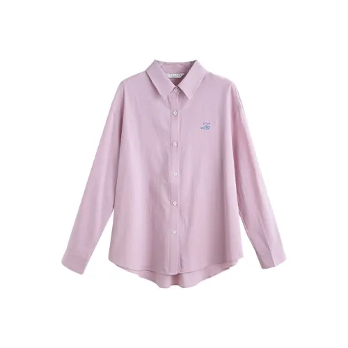 Tonlion Рубашка Женская Светло-фиолетовая