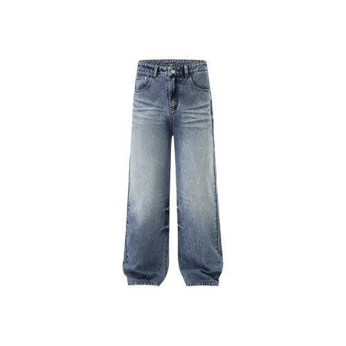 THE AIER Синий Унисекс Джинсы