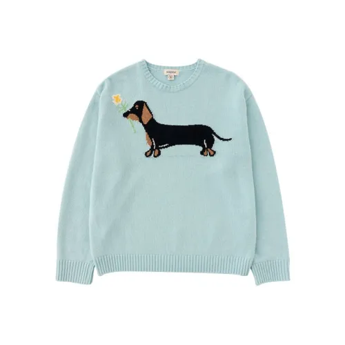 SLEEP AT 11 Трикотаж Женский Кремово-Синий