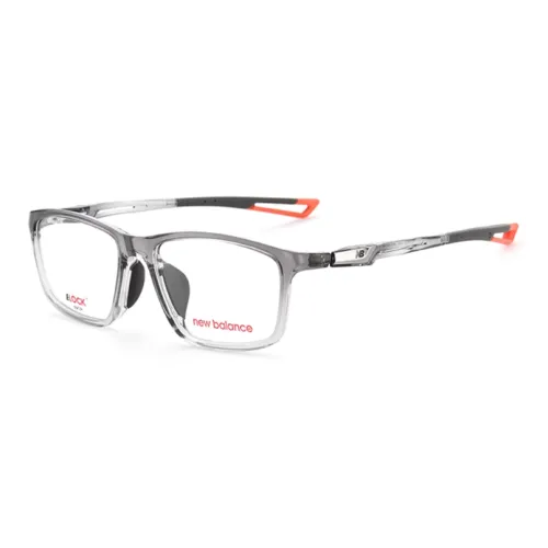 New Balance TR Памятный пластик Прямоугольные Оправы для очков Унисекс Серый