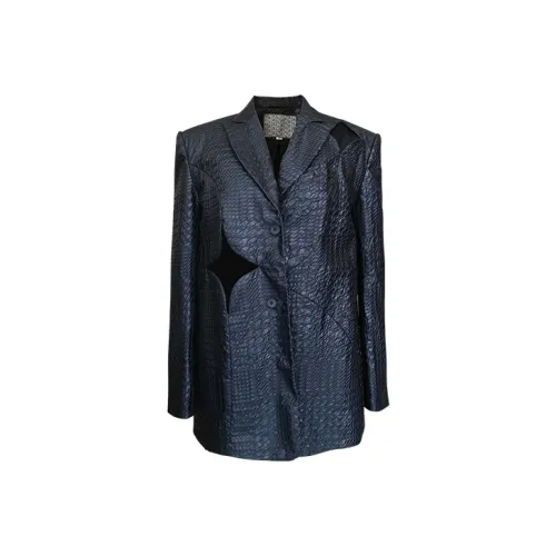 SIQIZ Королевский синий Женские офисные костюмы