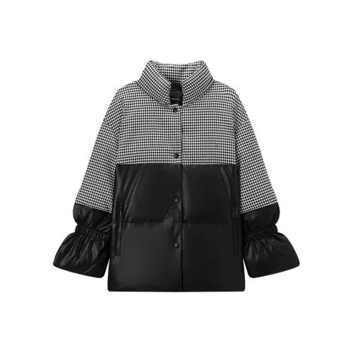 JOHN RICHMOND FW24 Пуховик Женские Черный Гусиная лапка