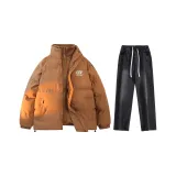 Комплект одежды (Кофейный топ + Черные штаны)