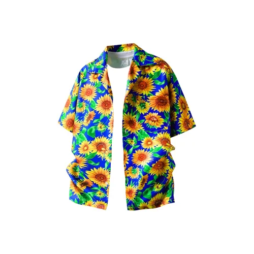 BEAR UNION Синие Женские Рубашки