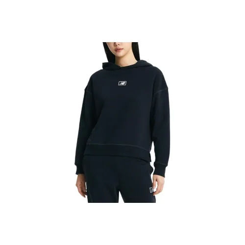 New Balance Свитшот Женский Черный