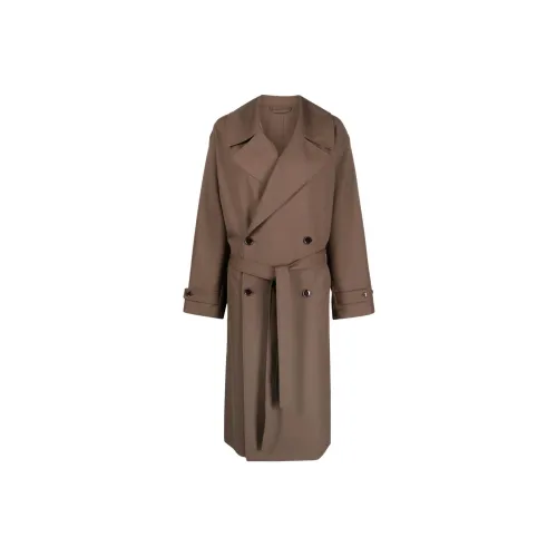 Lemaire Оливково-коричневое Женское Пальто