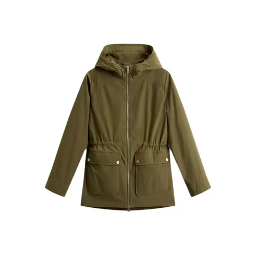 WOOLRICH SS25 Куртки и Пальто Женские Темно-зеленый
