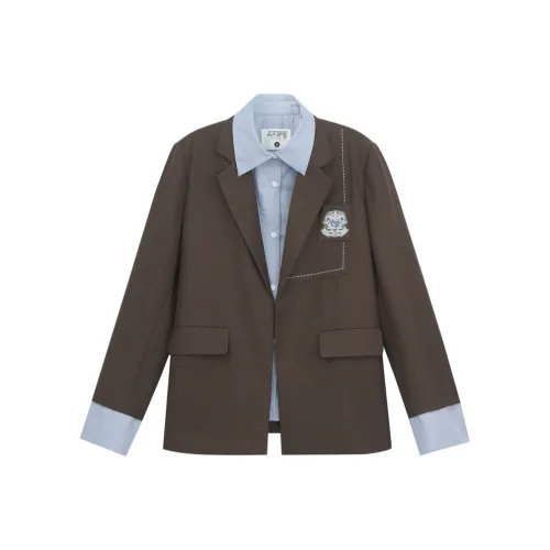 SNBL Бизнес-костюм женский темно-коричневый