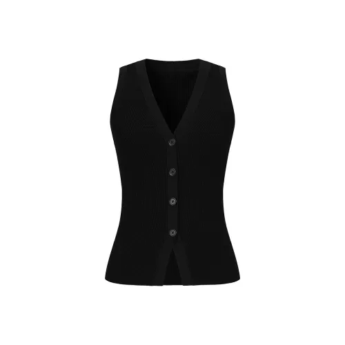 JZ. ANNAKRO Трикотаж Женский Без рисунка Черный