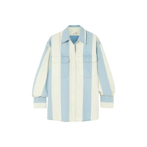 Рамка синяя с белым lettering, женские рубашки