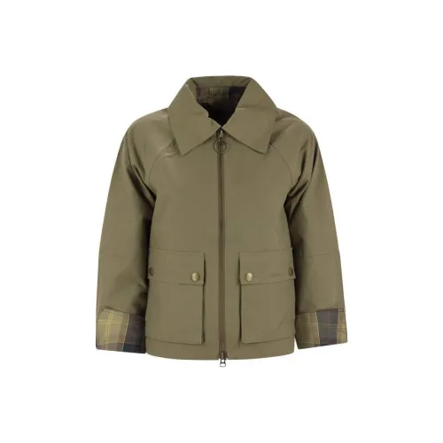 Barbour Оливково-зеленая Женская Куртка