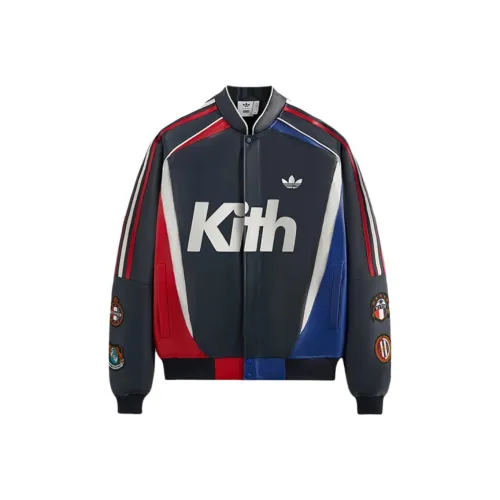 Adidas Originals x kith SS25 Куртка Мужская Легенда Чернила Синий