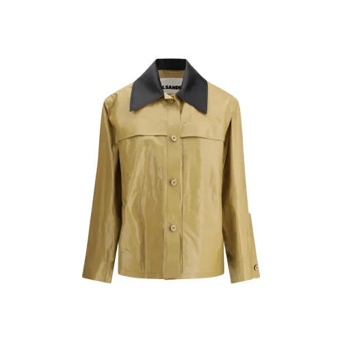 JIL SANDER Темный хаки Женские Куртки
