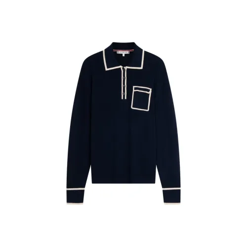 Tommy Hilfiger Темно-синий Женская Трикотажная Одежда