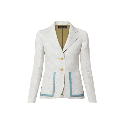 LOUIS VUITTON Бизнес Костюм Пальто Женское Белое