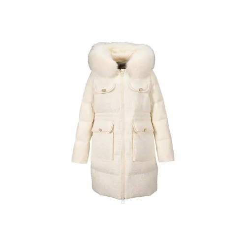 XIANGYING Пуховик Женский Бежевый