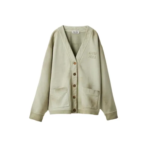 MIU MIU SS24 Трикотаж Женский Agave