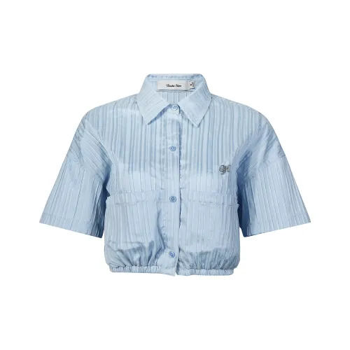 Guuka Hero Рубашка Женская Небесно-Синий