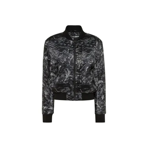 PLEIN SPORT SS24 Куртки Пальто Женские Черный