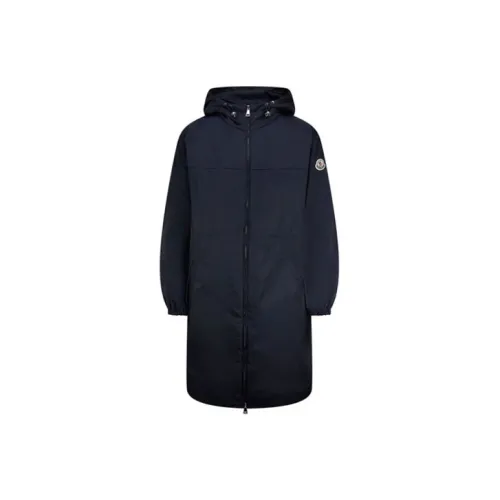 MONCLER Темно-синий Женское пальто