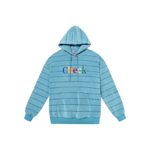 Checkitout Толстовка Унисекс Небесно-голубой Эмаль Синий