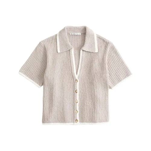 Abercrombie＆Fitch Поло Женское Серое