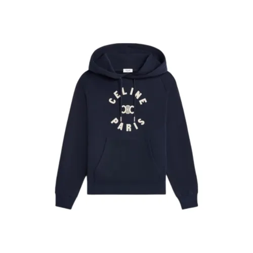 CELINE Triomphe Свитшот Женский Синий