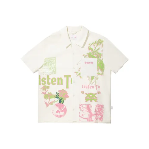 LINING Рубашка Мужская Шампанское Белый