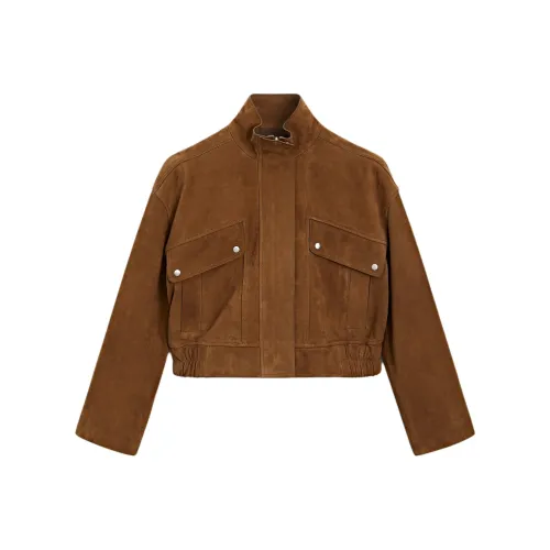 Massimo Dutti Куртки и Пальто Женские Коричневый