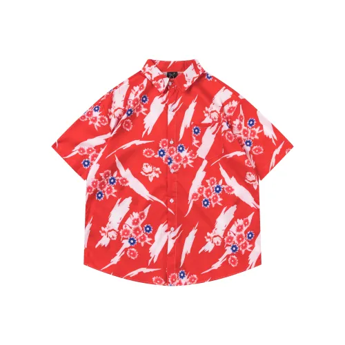 BEAR UNION Женские рубашки красного цвета