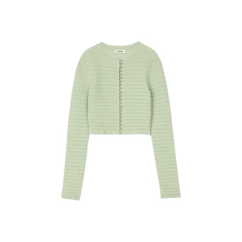 Sandro Трикотаж Женский Абрикос Зеленый