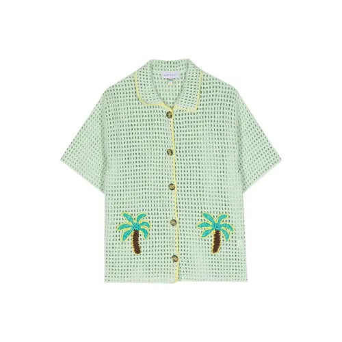 Mira Mikati Ярко-зеленые Женские Рубашки