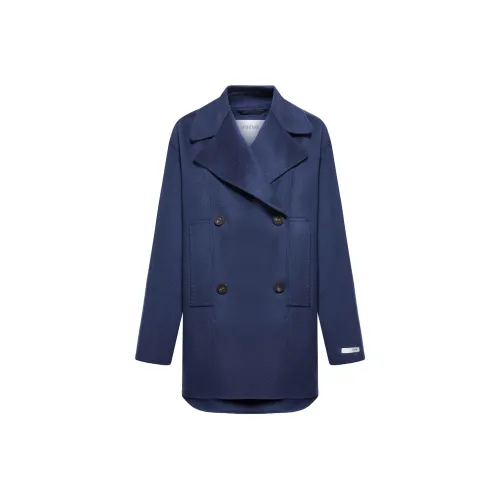 SportMax Морской синий Женское пальто