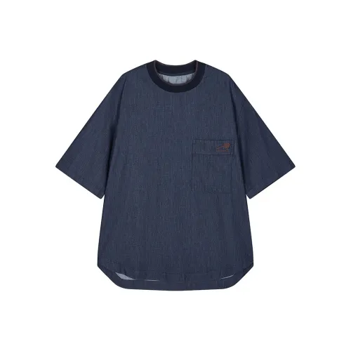 CROQUIS 991 Denim Темно-синий Синий Мужская T-Рубашка