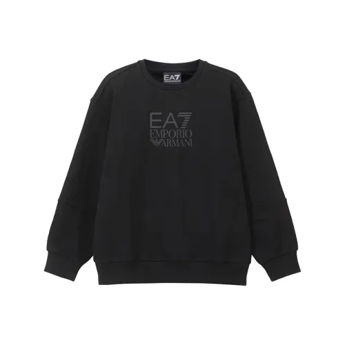 EMPORIO ARMANI EA7 Свитшот Женский Черный