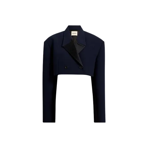 KHAITE Nando Куртка Куртки Пальто Женские Темный Темно-синий Темно-морской синий