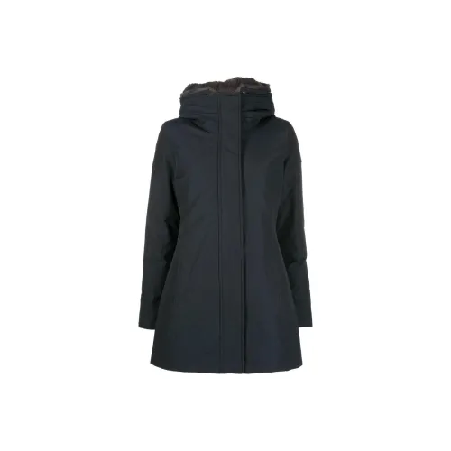 WOOLRICH Морской синий Женское пальто