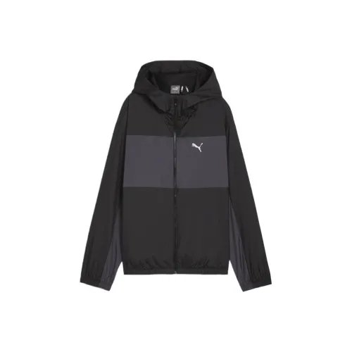 PUMA Сетчатая подкладка куртка женская черная