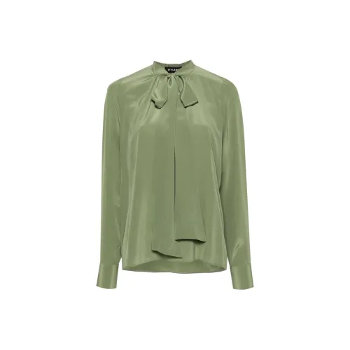 STYLAND SS24 Рубашка Женская Изумрудно-Зеленая