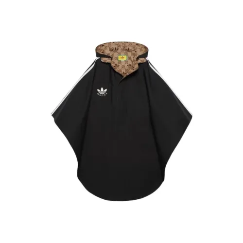 GUCCI x Adidas Originals SS23 Пальто Женское Черное